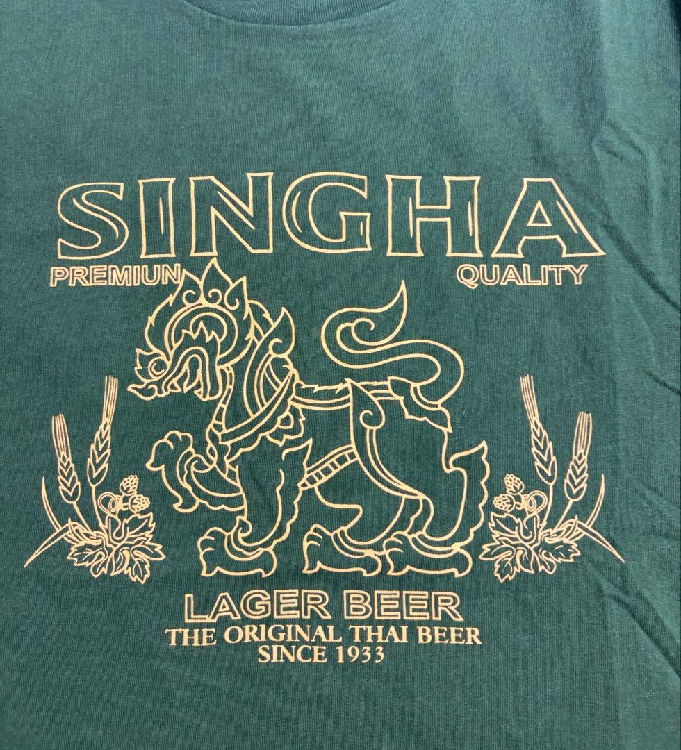 【値下げしました！】SINGHA Lager Beer Tシャツ S〜Mサイズ — image 4