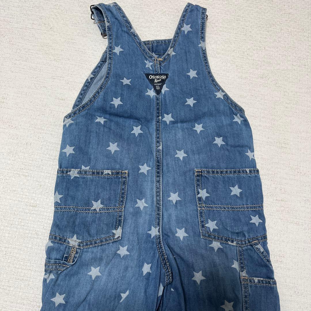 【未使用】OSHKOSH オシュコシュ　オーバーオール　星　4T — image 2