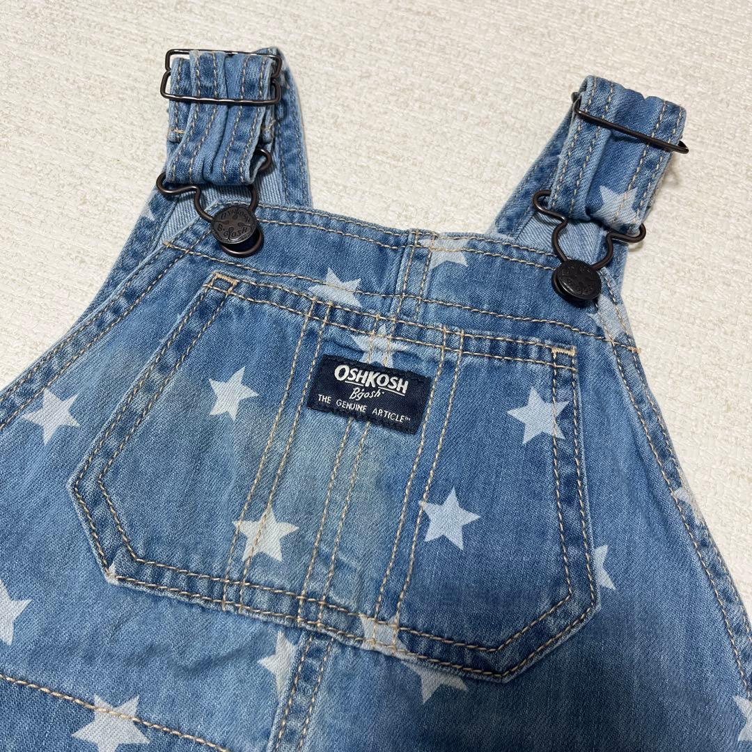 【未使用】OSHKOSH オシュコシュ　オーバーオール　星　4T — image 3