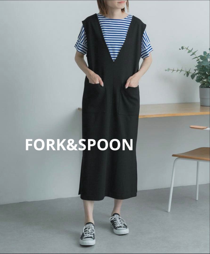 FORK&SPOON カットツイル2WAYジャンパースカート — image 2