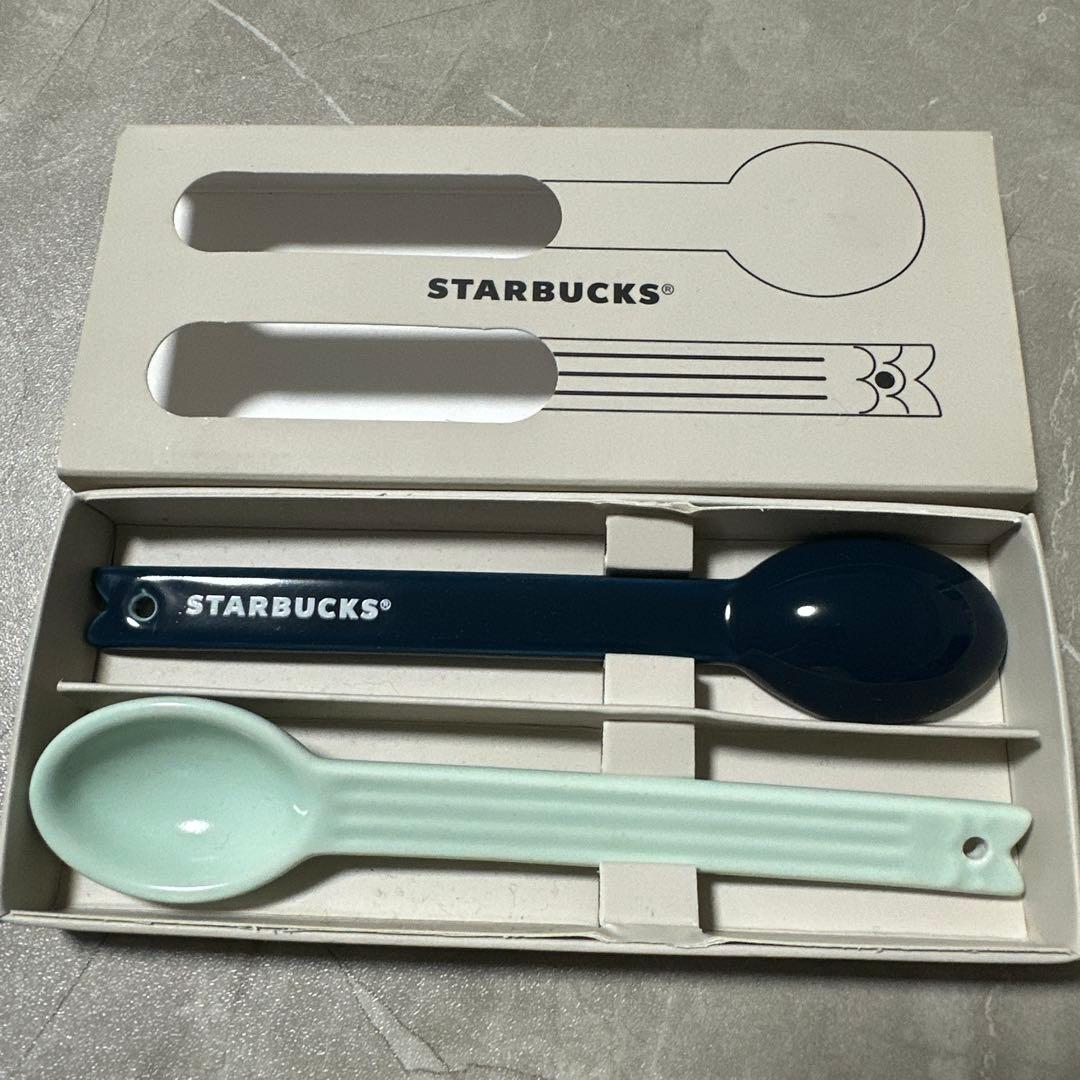 新品、未使用☆Starbucks Ceramic Spoon Set 2本セット — image 3