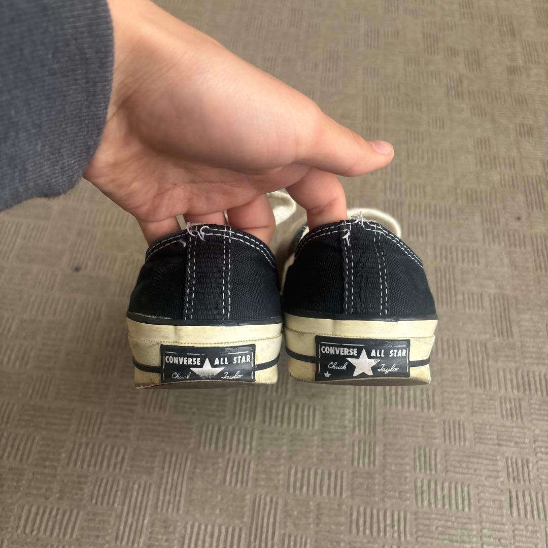 CONVERSE ブラック ローカット スニーカー　CT70 — image 5
