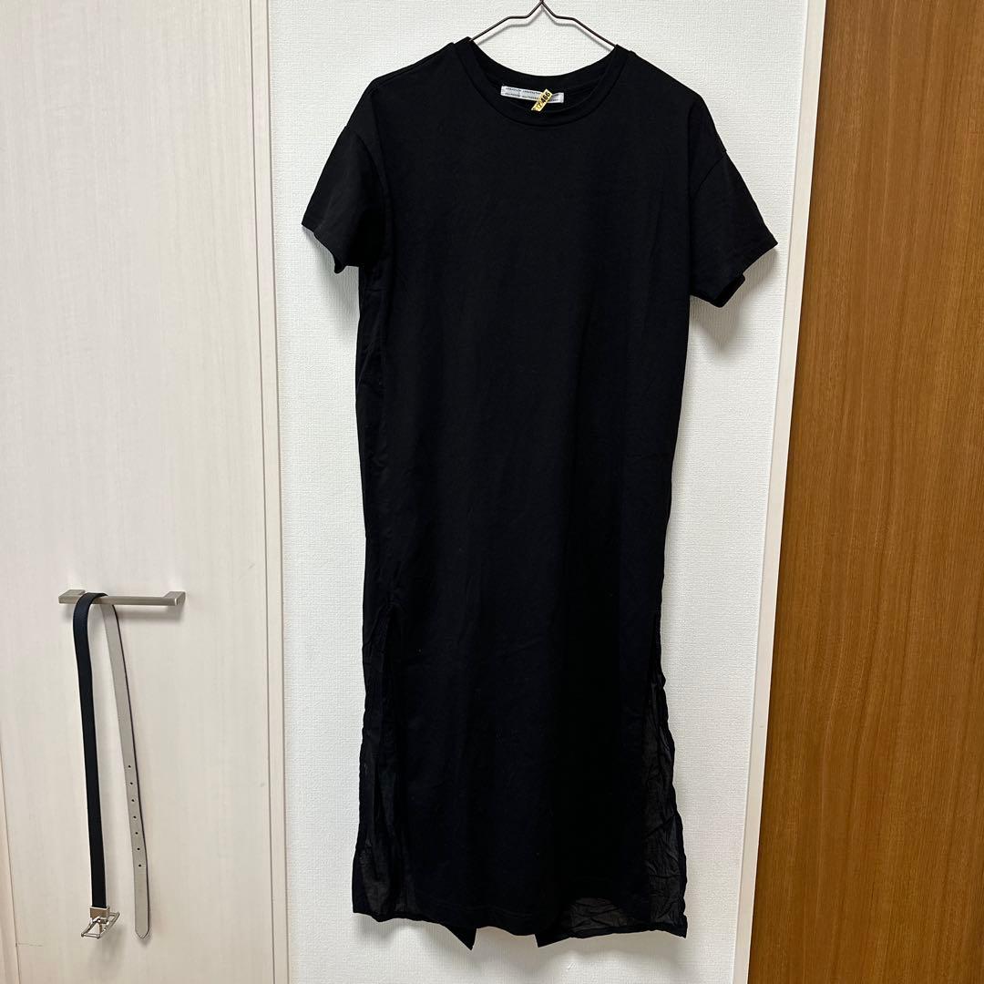 【PAGEBOY】ブラック カットソーワンピース 半袖 — image 4