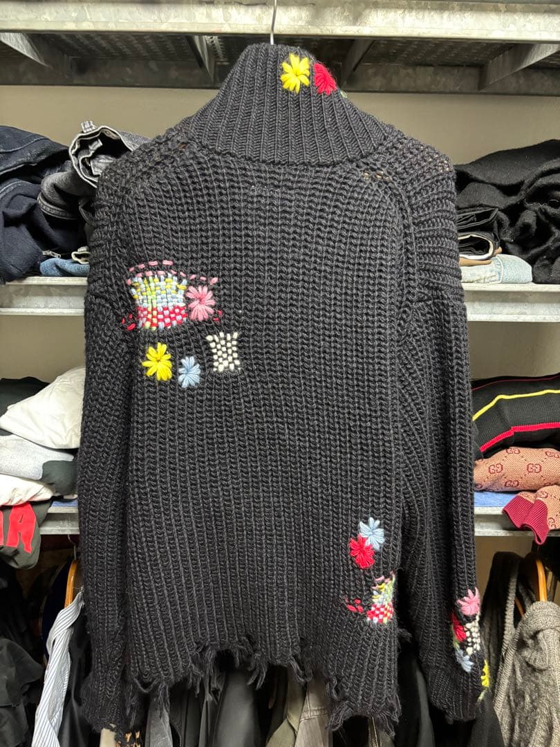 doublet darning cut off drivers knit S — image 2