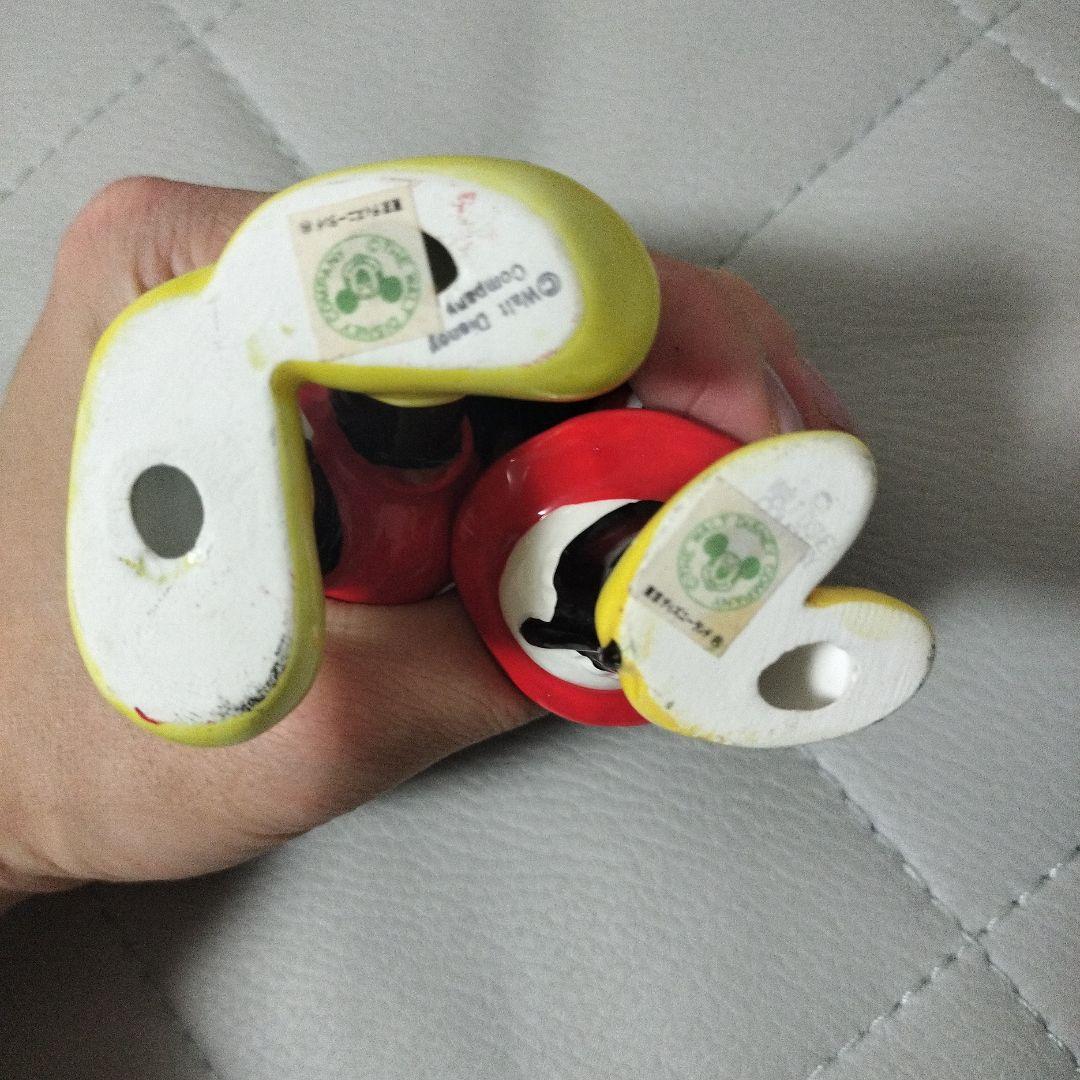 ビンテージ◾️ミッキーマウス＆ミニーマウス 陶器人形 セラミックフィギュア — image 3