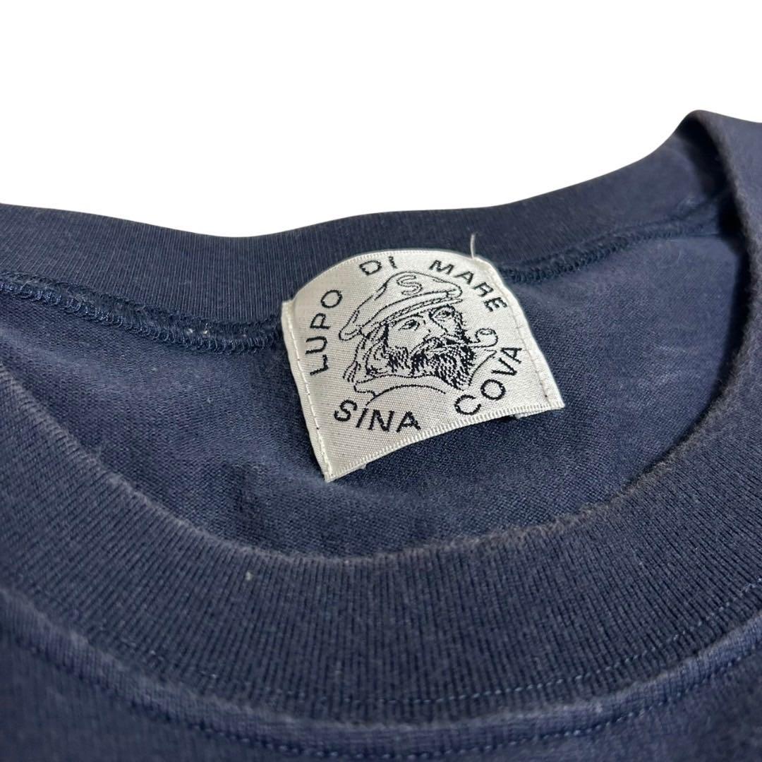 【美品】SINA COVA シナコバ 半袖Tシャツ ネイビー XL 90s — image 4