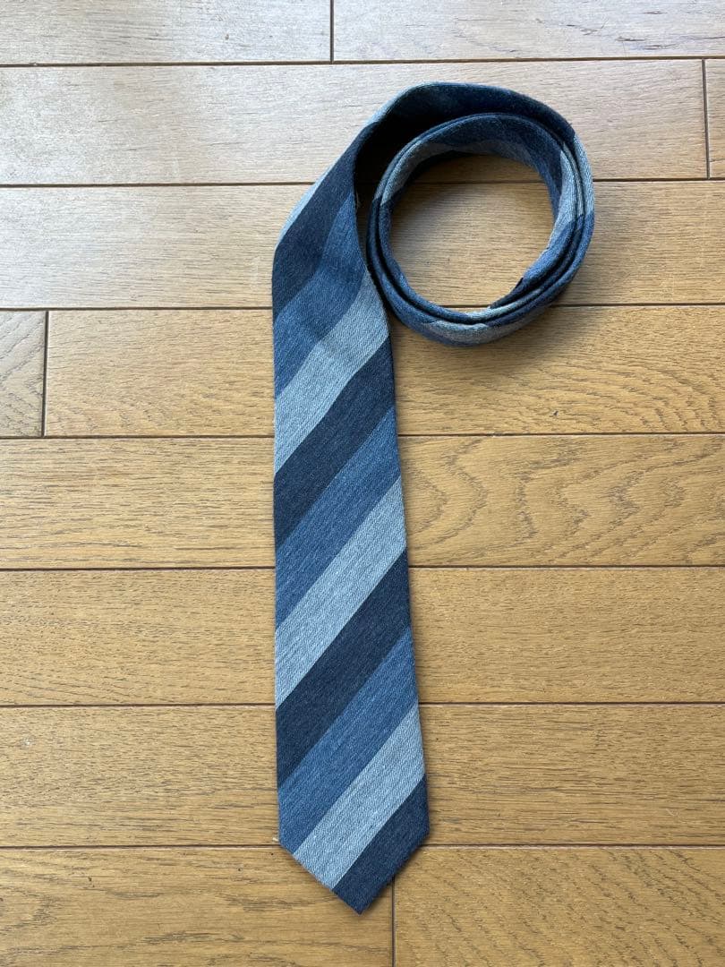 BRICK HOUSE ネクタイ ストライプ柄 グレー系 — image 4