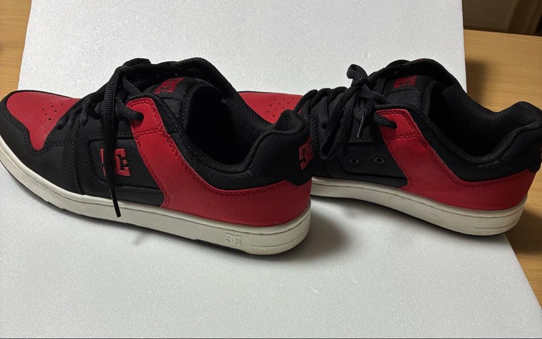 DC SHOES スニーカー ブラック レッド — image 3