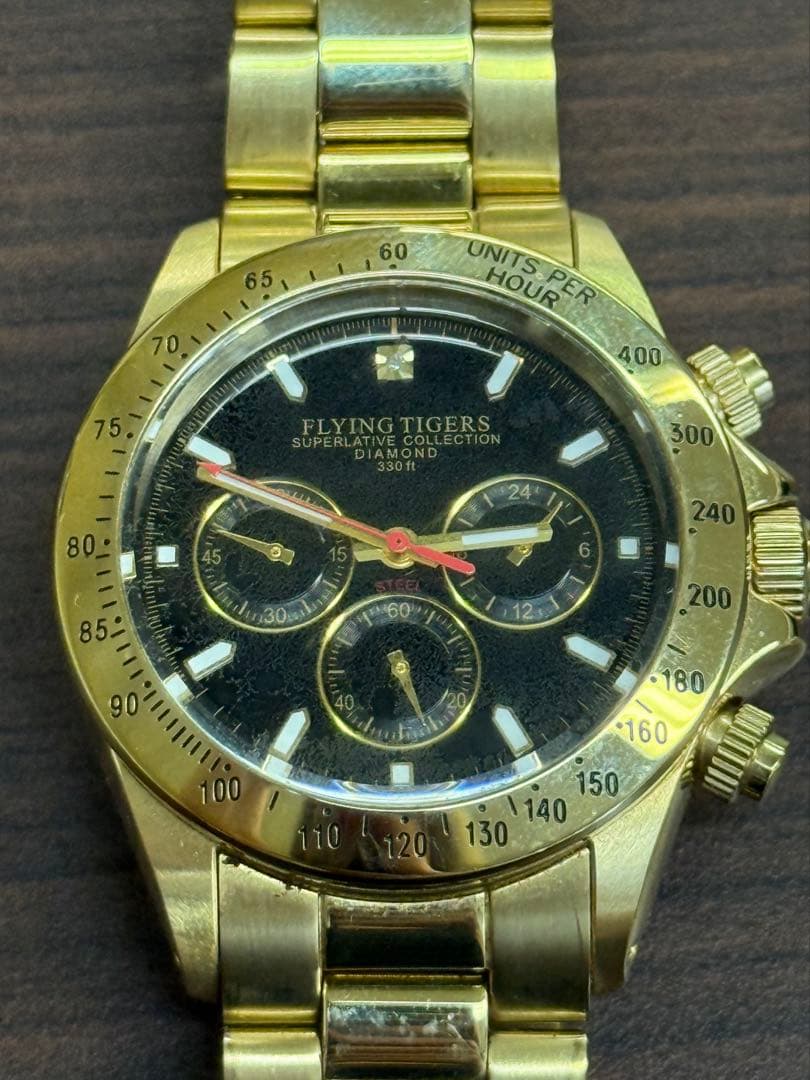 MUSK PARIS・FLYING TIGERS メンズ腕時計 2本セット — image 3