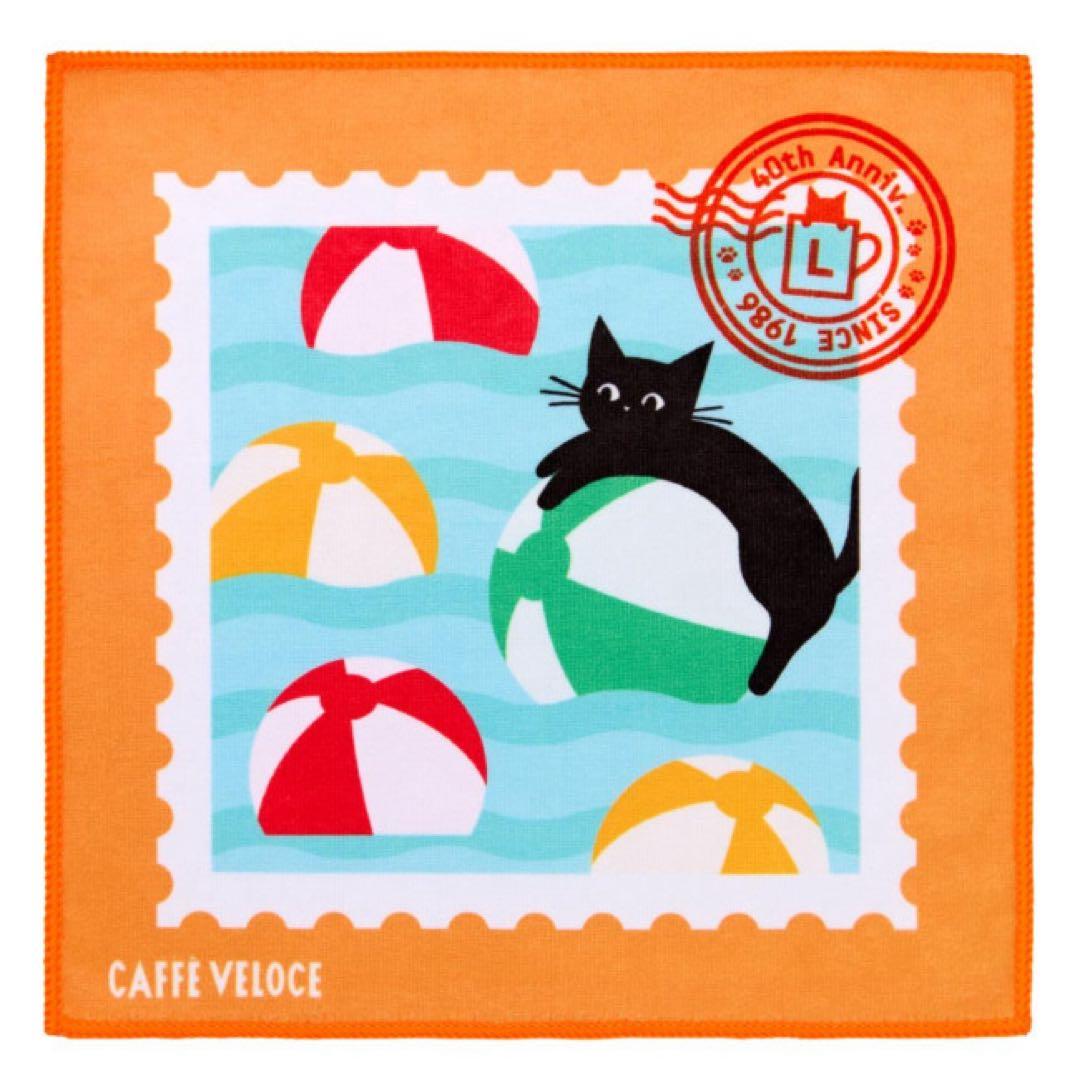 CAFFE VELOCE 黒ねこハンドタオル 第1弾 — image 3