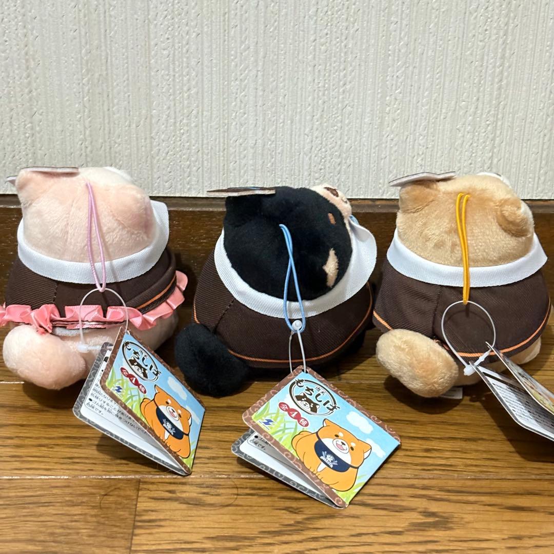 忠犬　もちしば　柴犬 ぬいぐるみ 3体セット　ストラップ　マスコット新品タグ付き — image 5