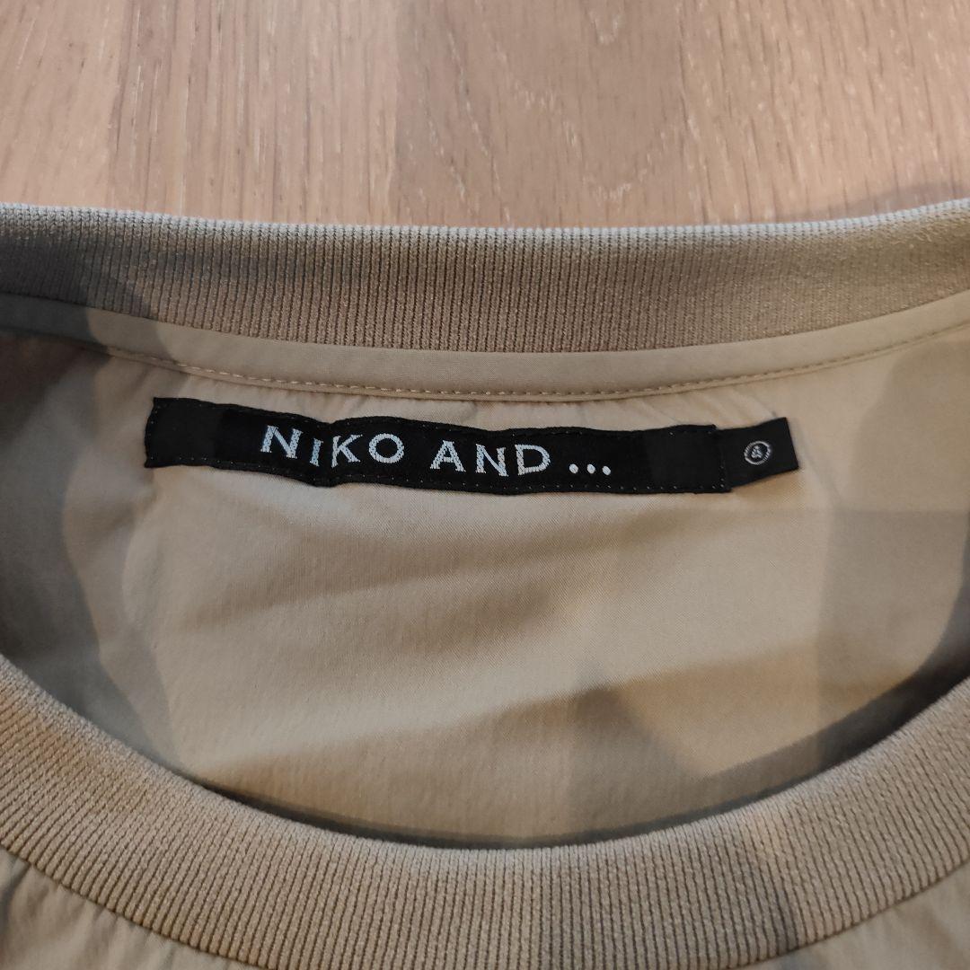 niko and... CORDURAナイロンTシャツ ベージュ Lサイズ — image 2