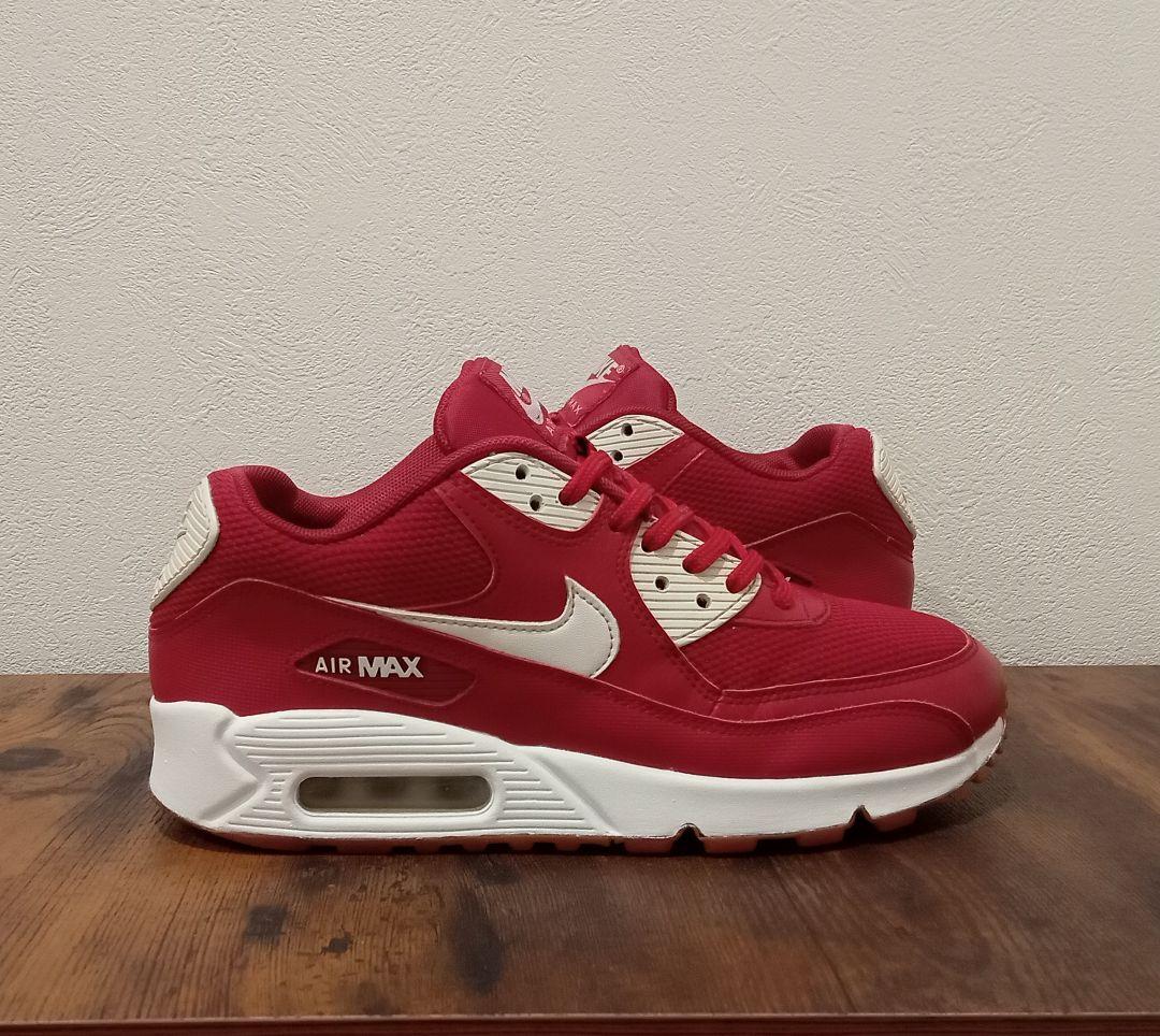 X7【Used/25.0】Nike w Air Max 90 Red Crush — image 2