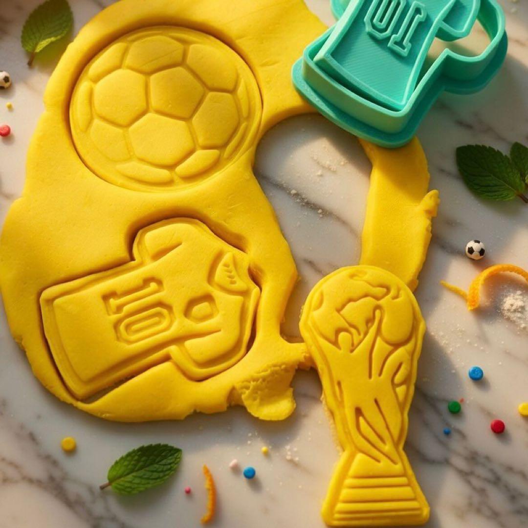 FIFAワールドカップ サッカー クッキー型 5個セット — image 2