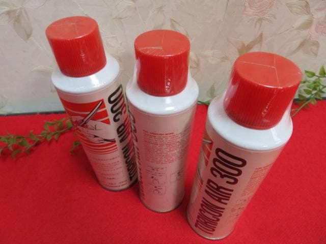 【FF920/6】未使用　HOLBEIN　エアー缶3本　AIR300 — image 3