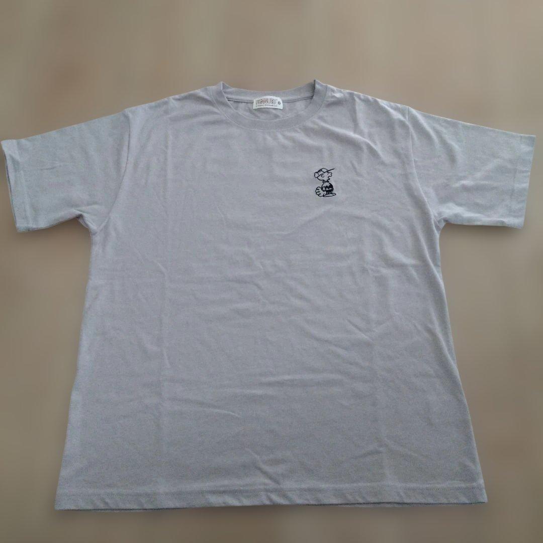 PEANUTS チャーリーブラウン　スヌーピー Tシャツ ベージュ Mサイズ — image 3