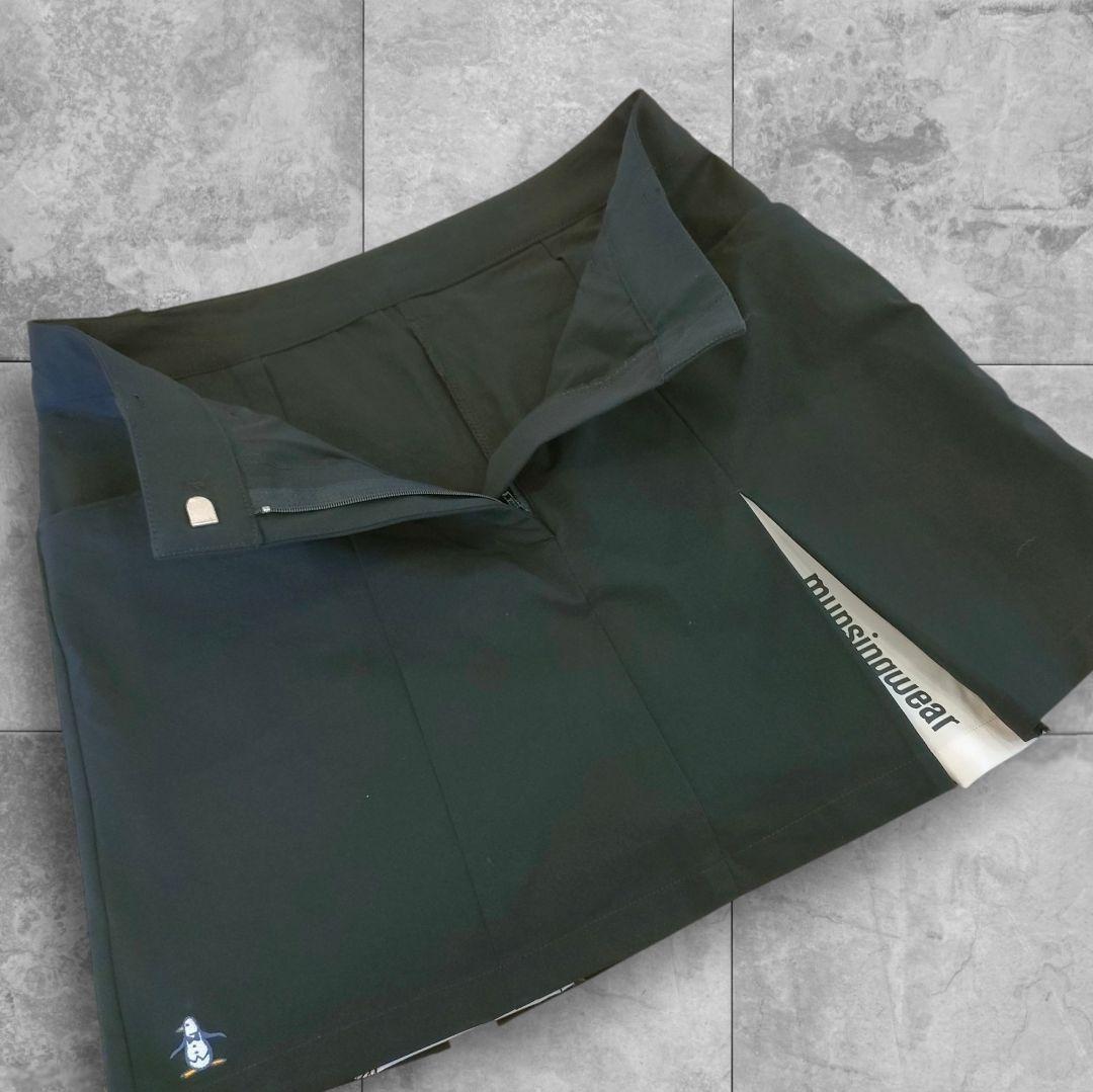 【新品】 マンシングウェアMunsingwearゴルフスカートプリーツMブラック — image 4