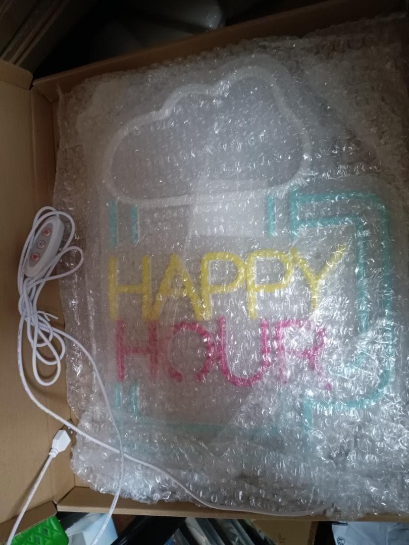 やっぱりビールだ❕ 最安値 ハッピーアワー ネオンサインLED アメリカン雑貨 — image 2