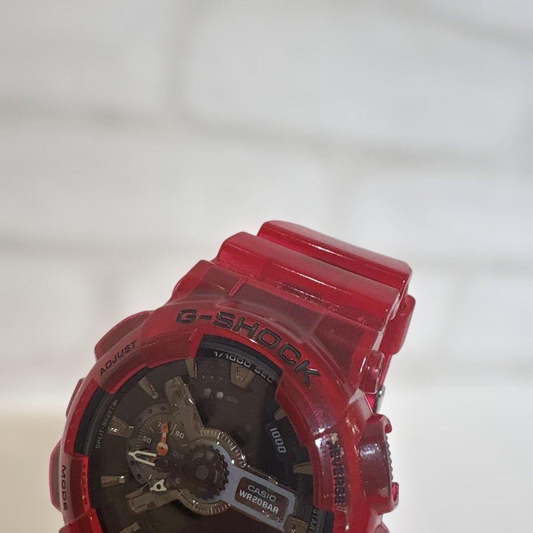 USED G-SHOCK GA-110CR 電池新品交換済　バックライト不良 — image 2