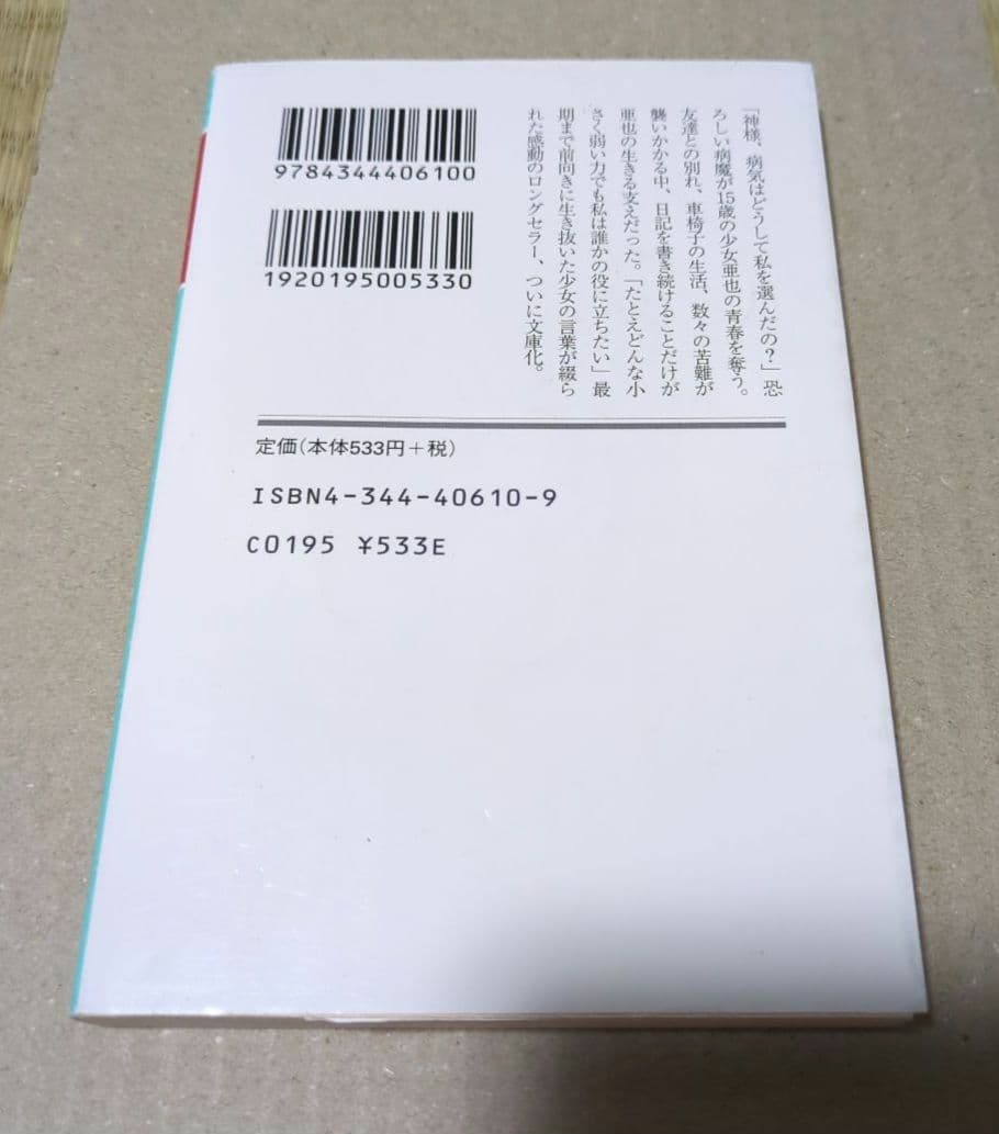 1リットルの涙 難病と闘い続ける少女亜也の日記 — image 2