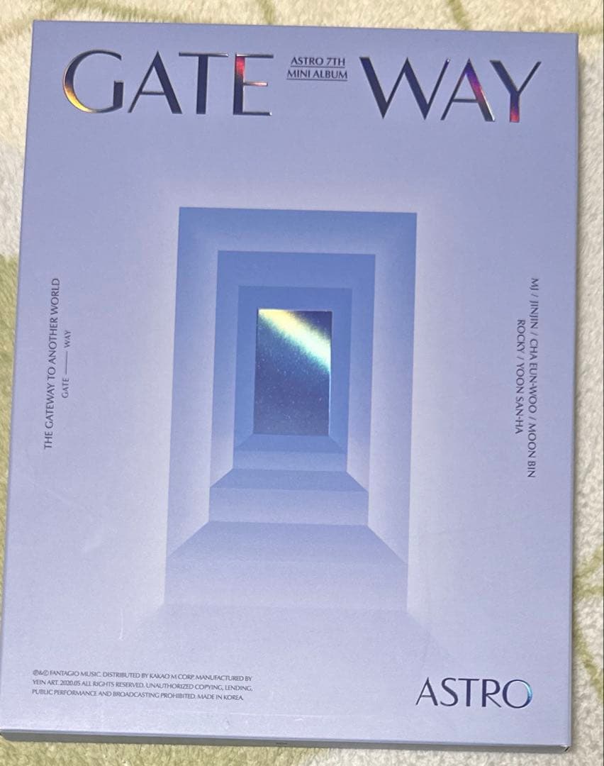 ASTRO アルバム GATE WAY 水色 ポスター ムンビン — image 2