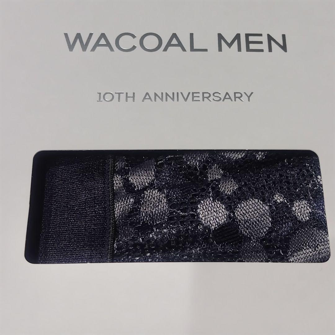 Wacoal LACE BOXER 10周年記念 パンツ L 紺 ネイビー — image 2
