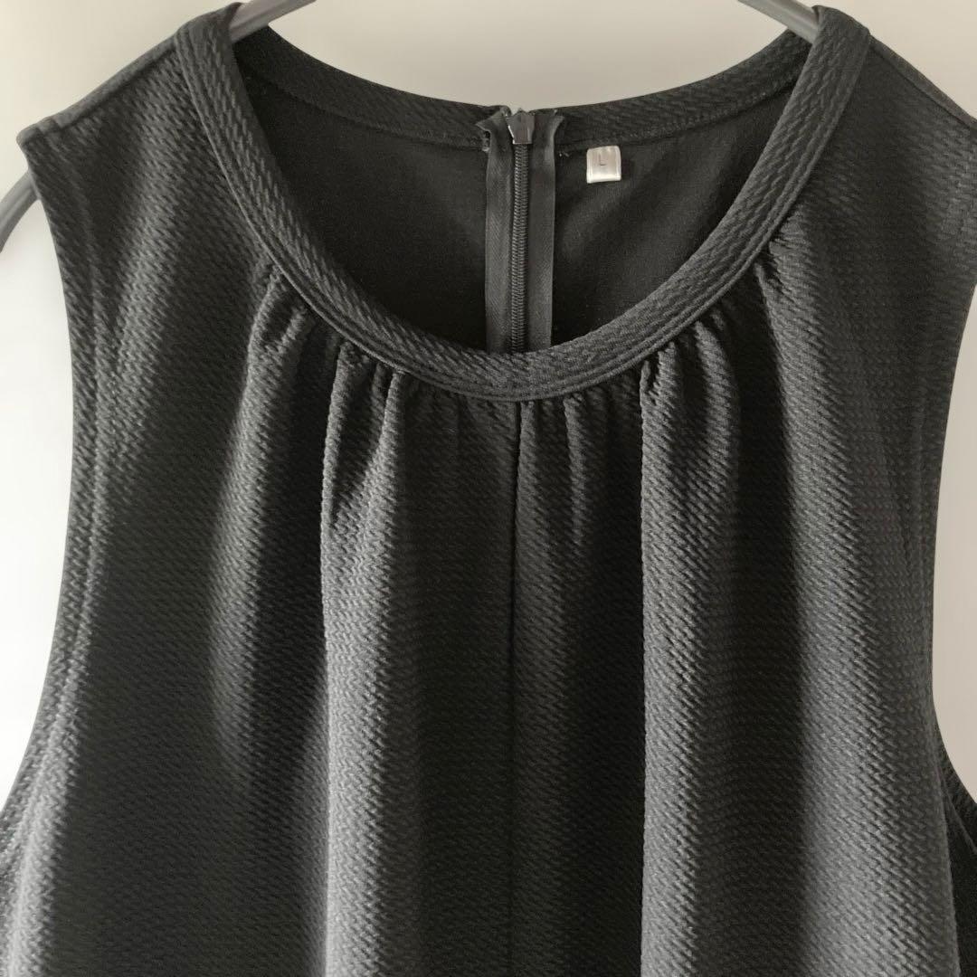 極美品 coca コカ エンボスノースリーブオールインワン　Lサイズ — image 2