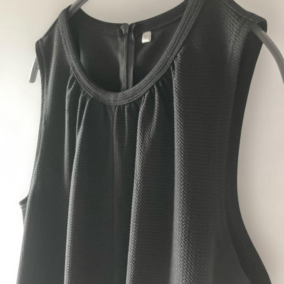 極美品 coca コカ エンボスノースリーブオールインワン　Lサイズ — image 3