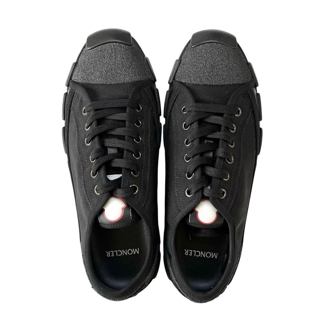 【極美品】◾️MONCLER モンクレール◾️スニーカー◾️厚底◾️キャンバス◾️ブラック — image 2
