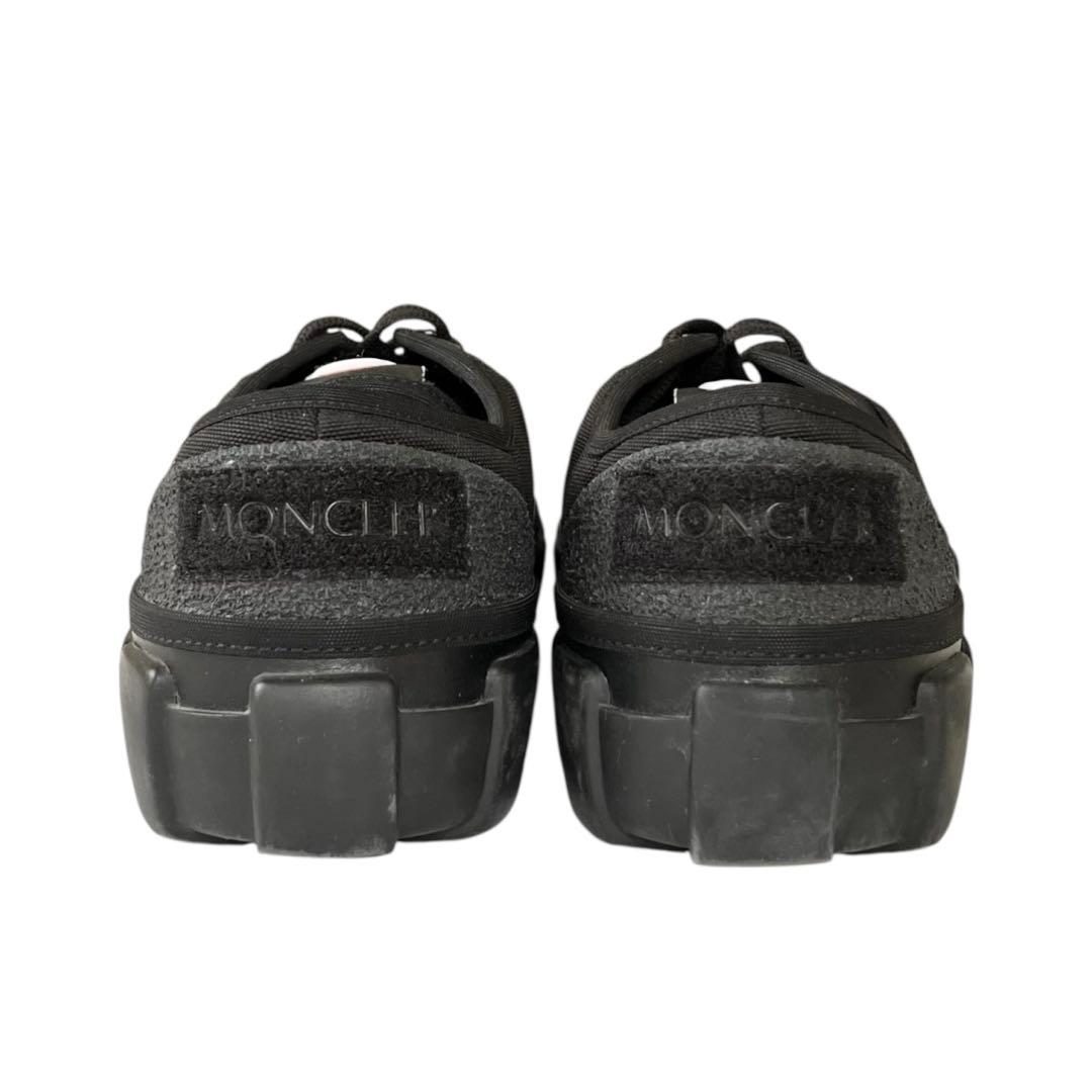 【極美品】◾️MONCLER モンクレール◾️スニーカー◾️厚底◾️キャンバス◾️ブラック — image 4