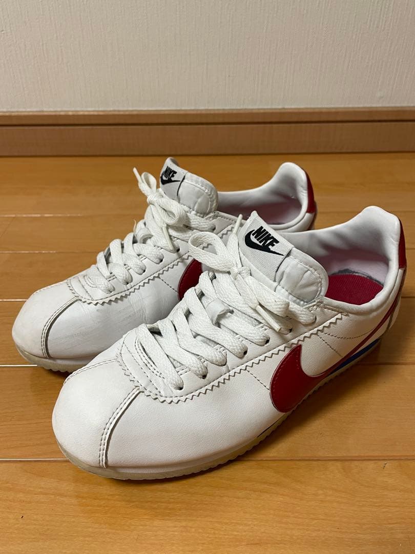 【フォレストガンプカラー！】NIKE CORTEZ ホワイト レッド スニーカー — image 2