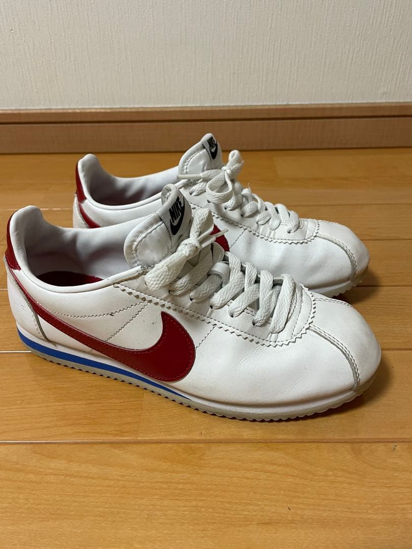 【フォレストガンプカラー！】NIKE CORTEZ ホワイト レッド スニーカー — image 4
