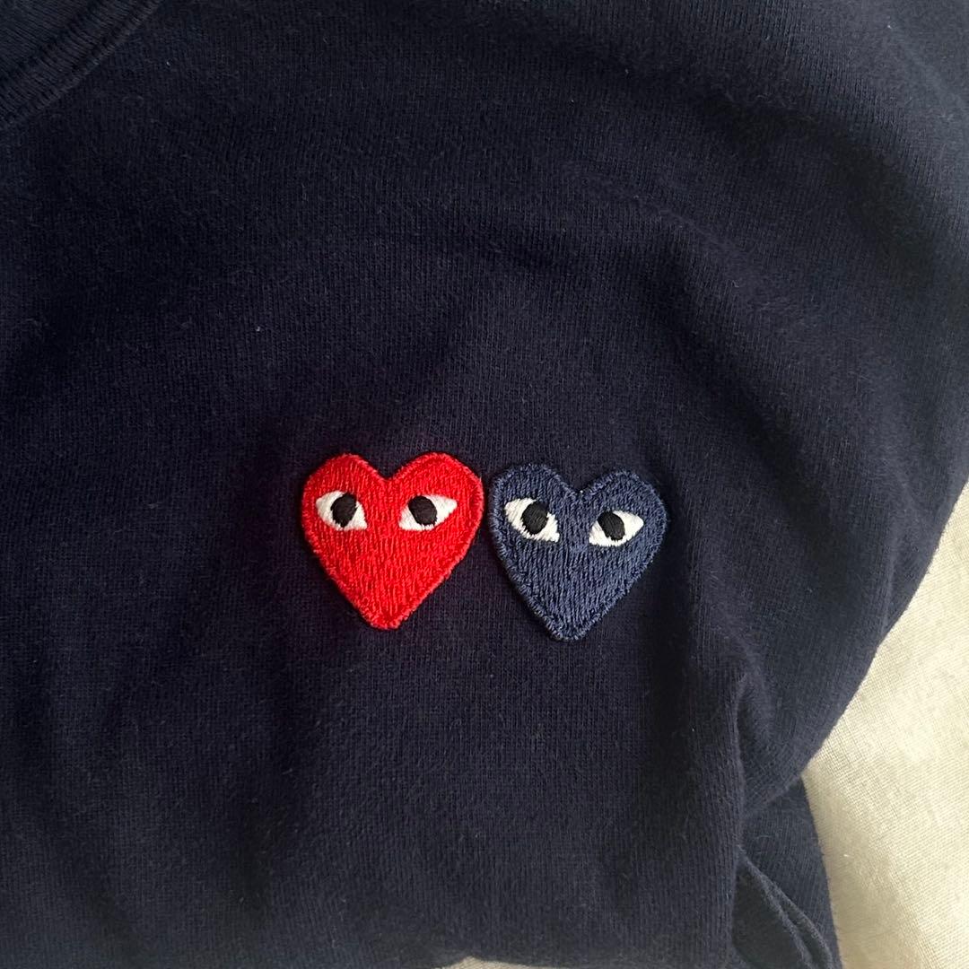 遥*田様 良品　PLAY コムデギャルソン　ギャルソン　CDG プレイ　Tシャツ — image 2