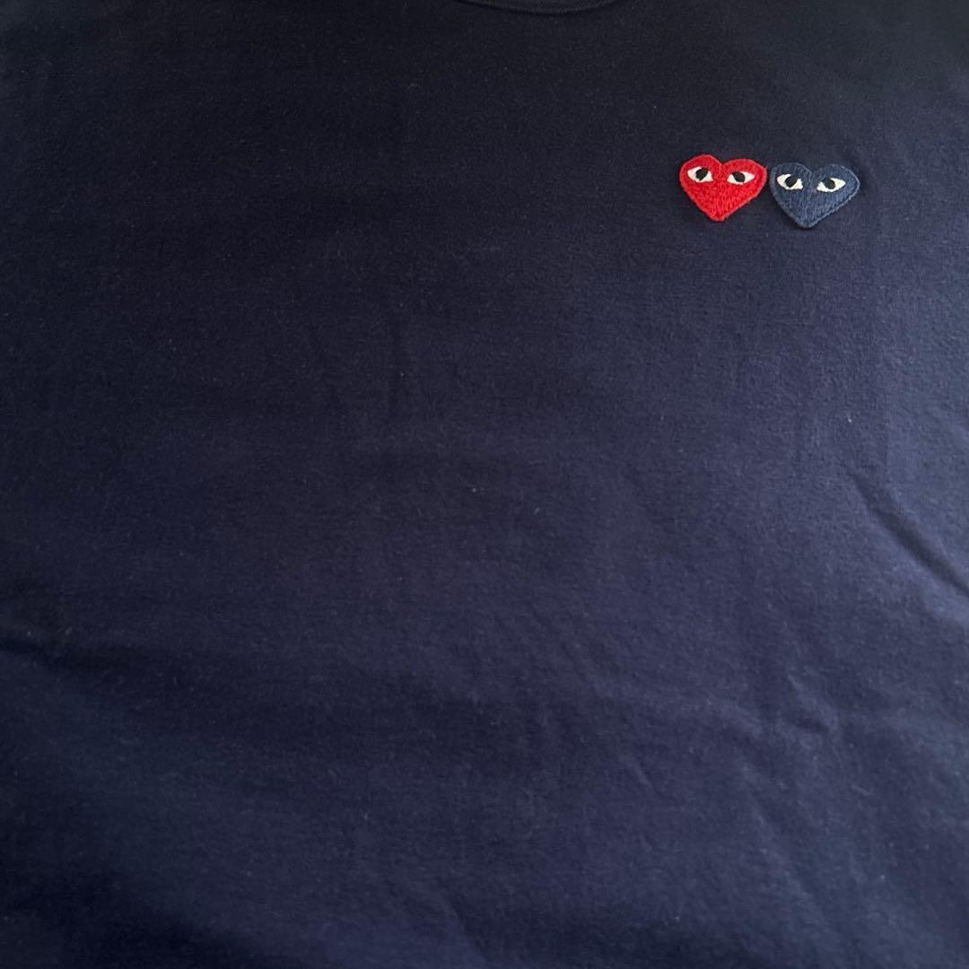 遥*田様 良品　PLAY コムデギャルソン　ギャルソン　CDG プレイ　Tシャツ — image 4