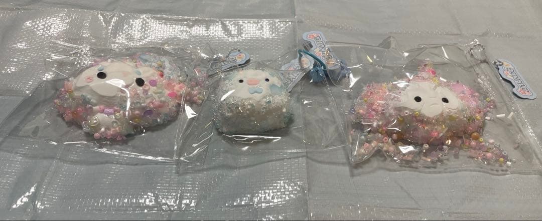スクイーズ　３点　Sakura 動物　水色 — image 3