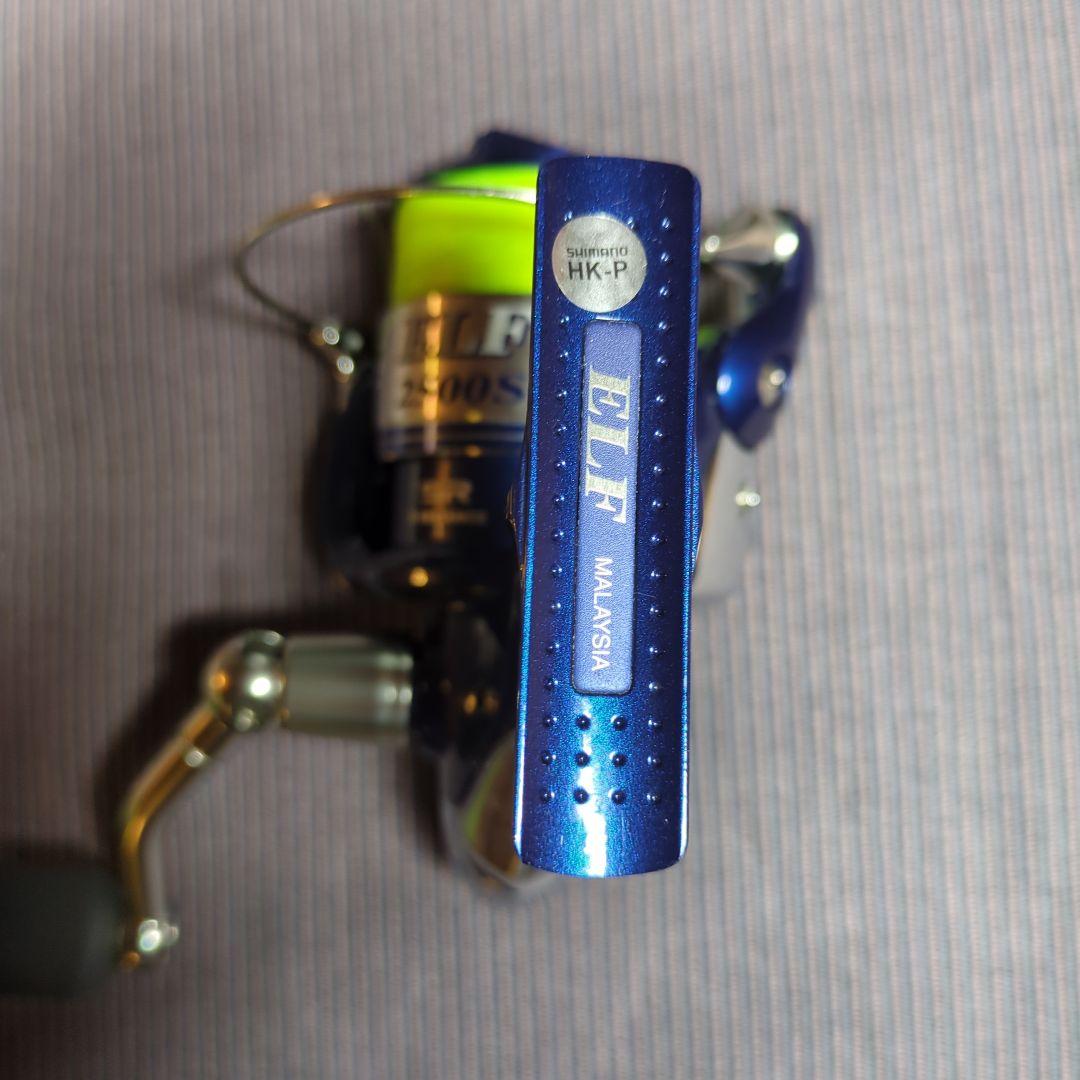 未使用　シマノELF2500S　ナイロン2号ライン付き — image 3
