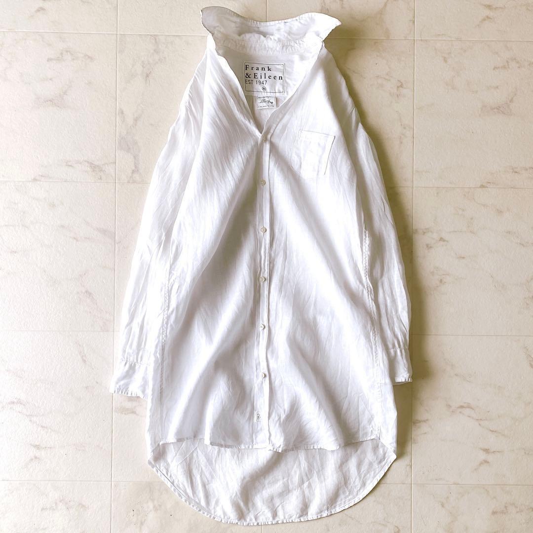 希少.美品☆フランクアンドアイリーン MARY メアリー 麻 シャツワンピース — image 2