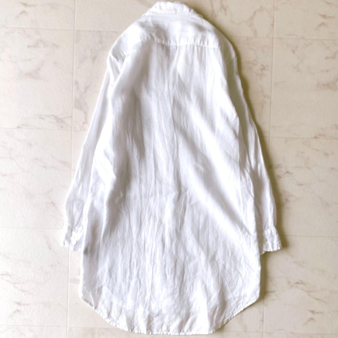 希少.美品☆フランクアンドアイリーン MARY メアリー 麻 シャツワンピース — image 3