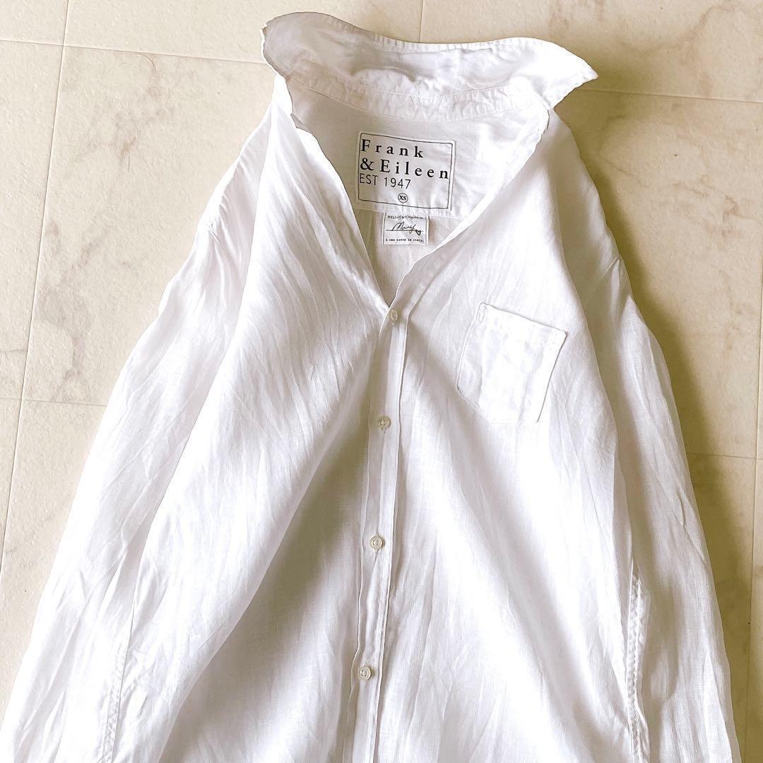 希少.美品☆フランクアンドアイリーン MARY メアリー 麻 シャツワンピース — image 4