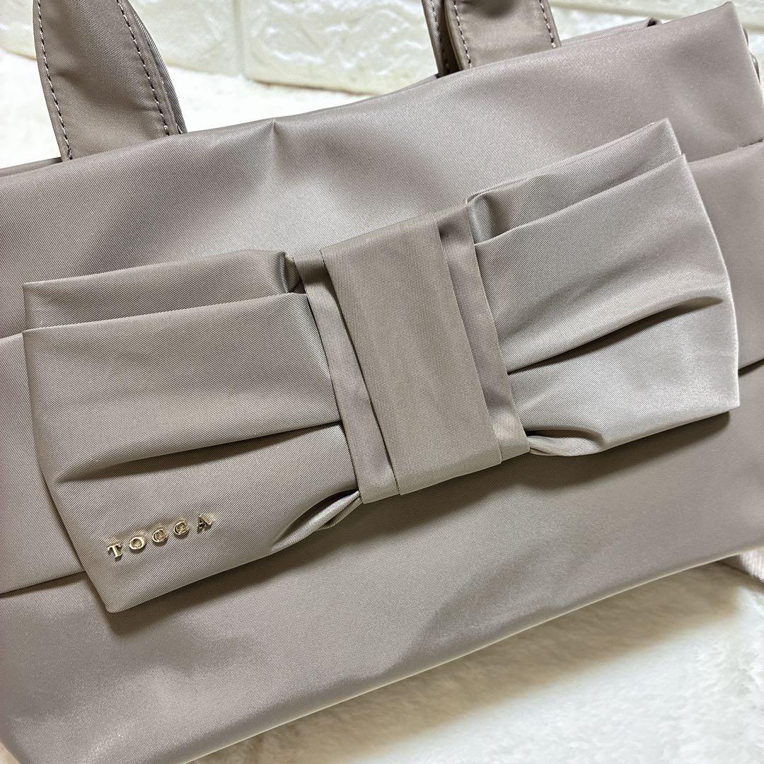 TOCCA 美品✨トッカ リボン ナイロン 2WAYバッグ 軽量 25SS — image 2