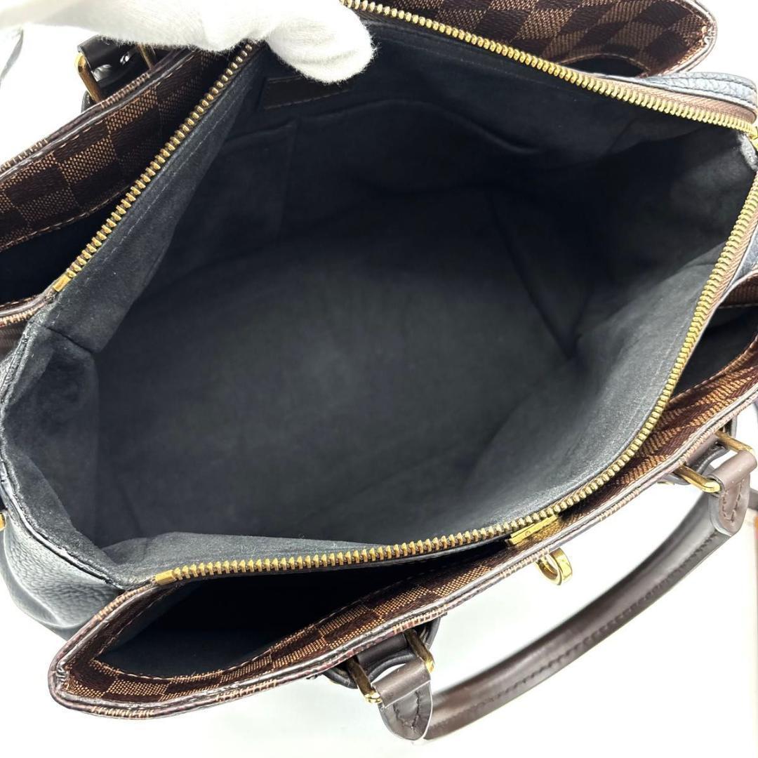 【超美品】ルイヴィトン ダミエ ノルマンディー ハンドバッグ 2way ブラック — image 5