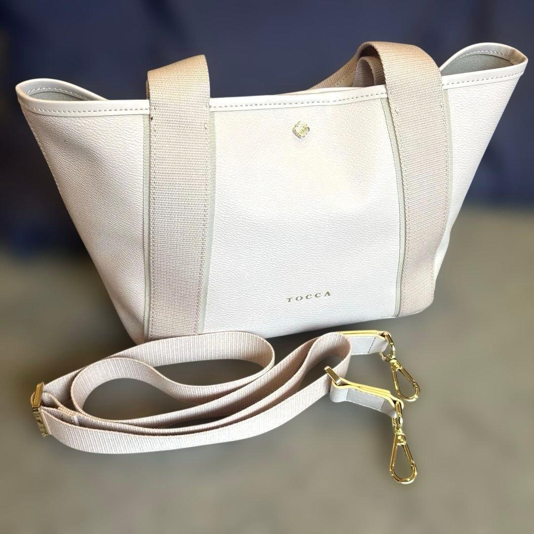 【新品未使用品】TOCCA ハンドバッグ ショルダーバッグ ピンク — image 4