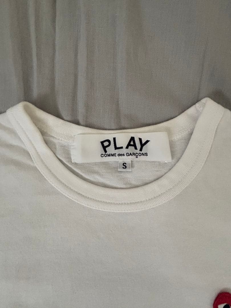PLAY COMME des GARCONS Tシャツ ホワイト S — image 2