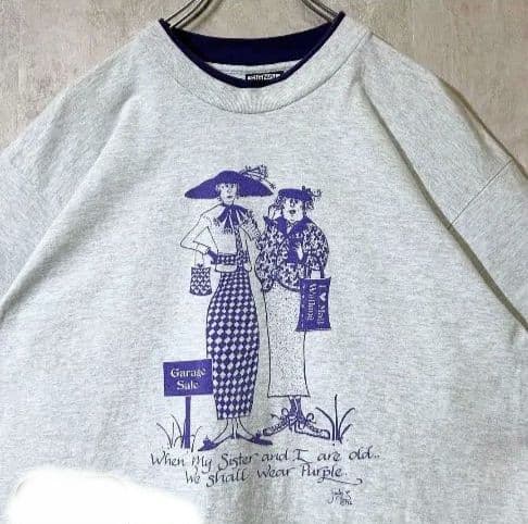 90sビンテージSIGNAL SPORT プリントTシャツ グレー Lサイズ — image 2
