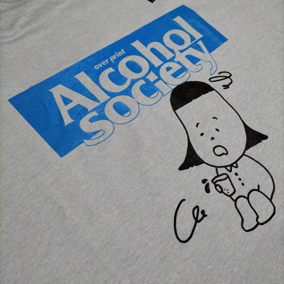 newhattan：overprint×Alcohol Society T XL — image 2