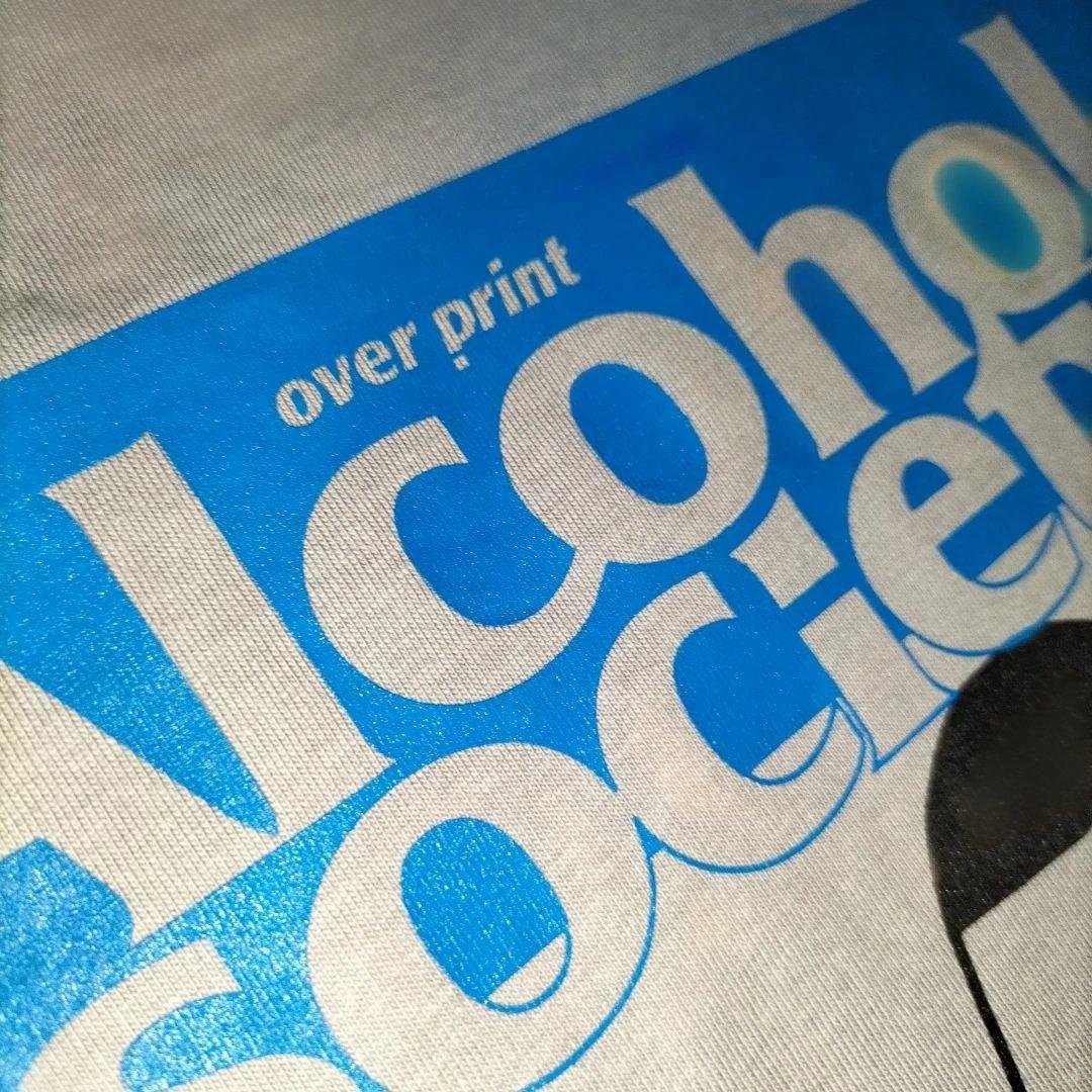 newhattan：overprint×Alcohol Society T XL — image 3