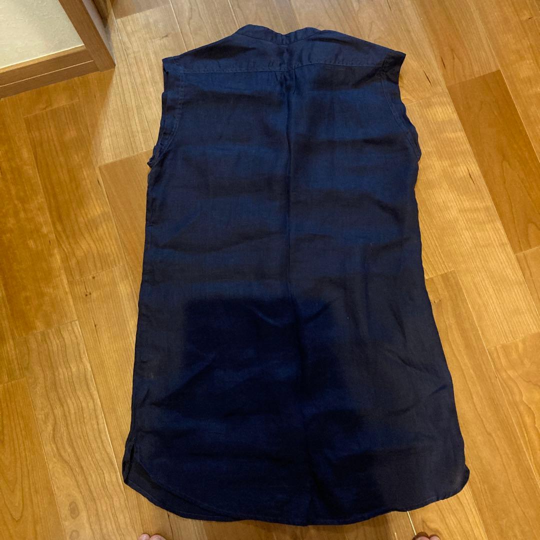 Enzo Gala Roma ノースリーブシャツ 濃い紫色サイズ42 — image 5