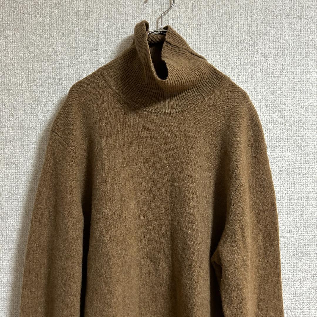 UNIQLO ユニクロ　プレミアムラムタートルネックセーター　XLサイズ　茶色 — image 2