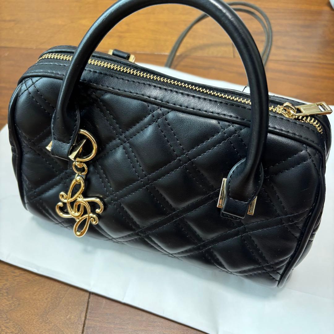 RANDA キルティング ハンドバッグ ブラック — image 2