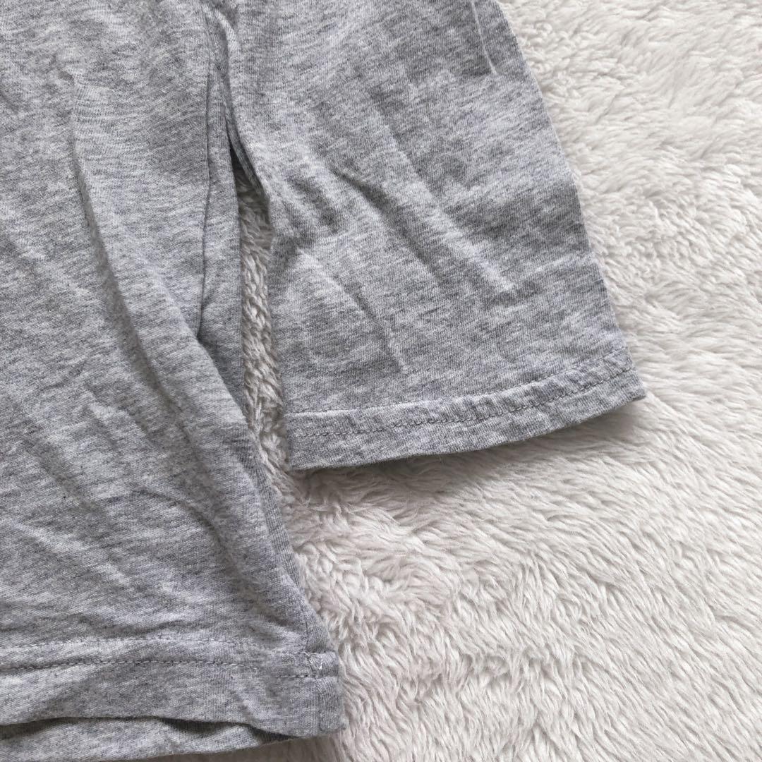 グローバルワーク 長袖カットソー 定番 Tシャツ ロンT シンプル 無地 グレー — image 5